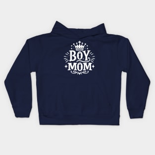 Boy Mom Kids Hoodie